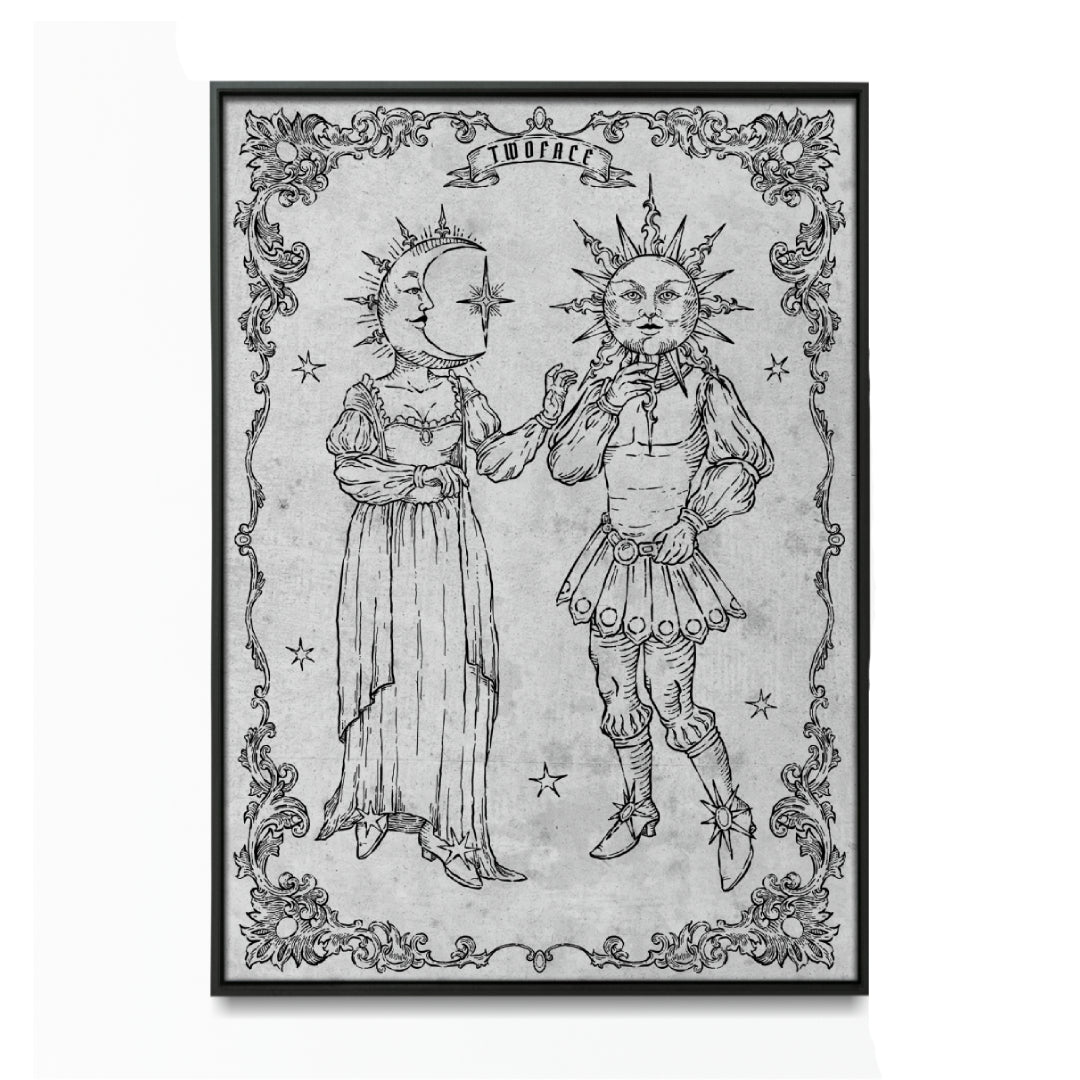 Sun & Moon Print